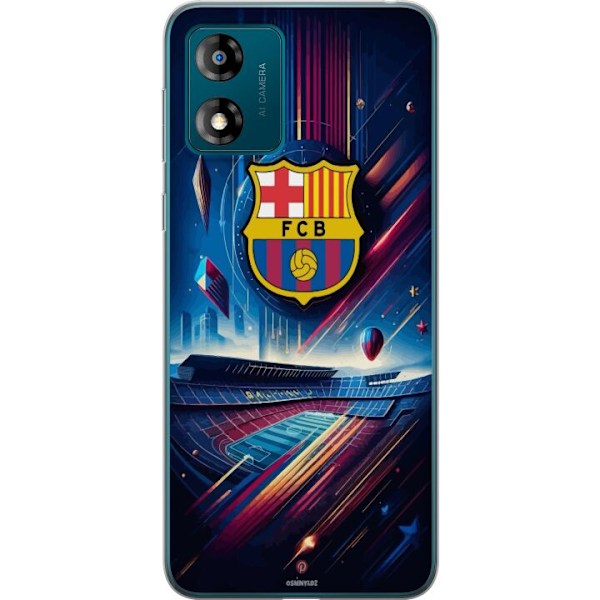 Motorola Moto E13 Genomskinligt Skal FC Barcelona