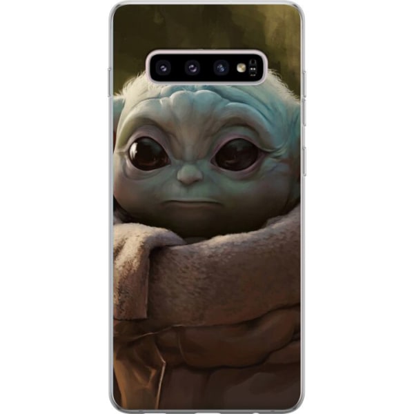 Samsung Galaxy S10+ Cover / Mobilcover - Baby Yoda