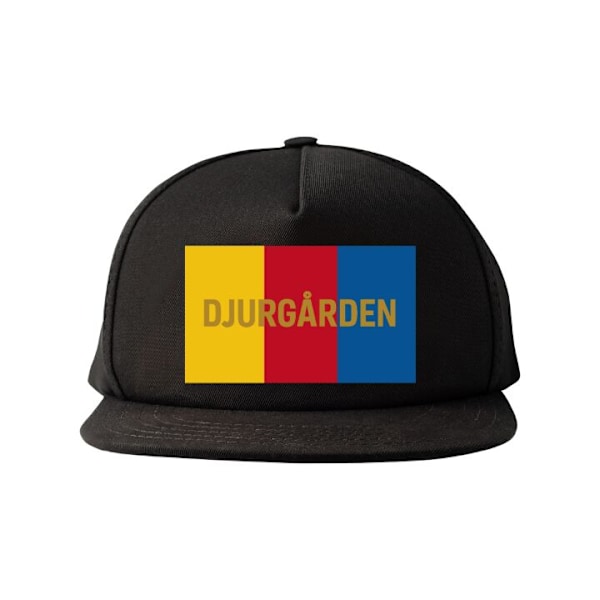 Snapback til Voksen | Justerbar Kasket Djurgården – fodbold sort one size