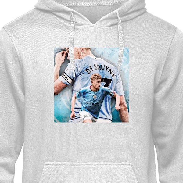 Barn-Hoodie | Mjuk Huvtröja för Barn Kevin De Bruyne grå 7-8 År