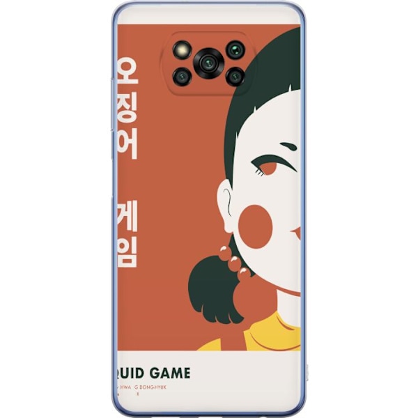 Xiaomi Poco X3 Pro Genomskinligt Skal Squid Game