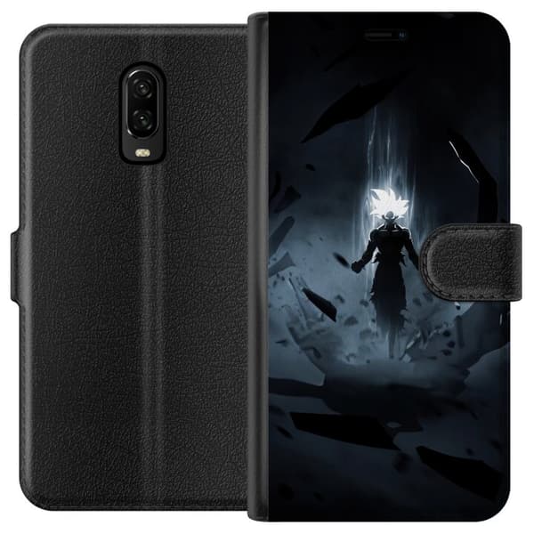 Kompatibelt Plånboksfodral till OnePlus 6T Shadow Warrior svart