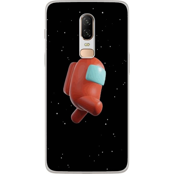 OnePlus 6 Läpinäkyvä kuori Among Us