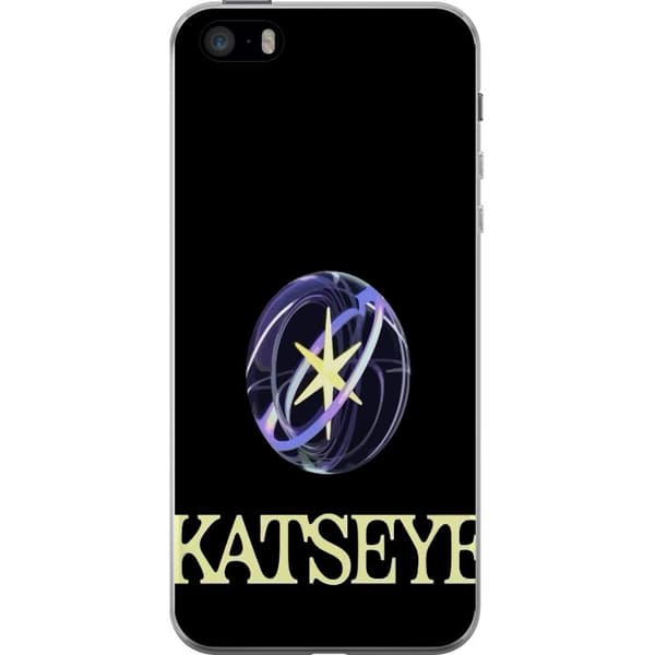 Kompatibelt Mobilskal till Apple iPhone 5s KATSEYE logotyp svart