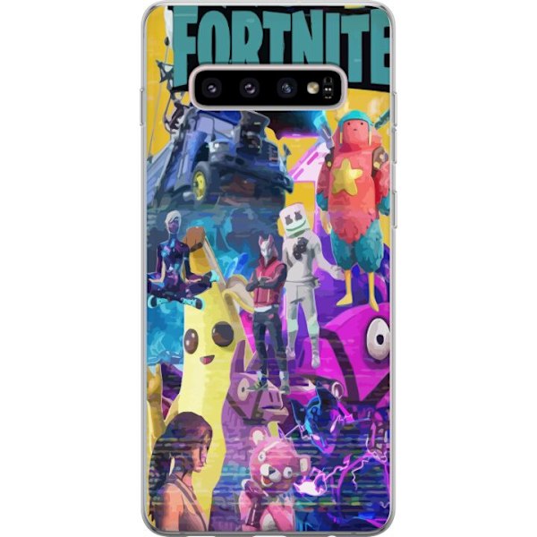 Samsung Galaxy S10+ Gennemsigtig cover Fortnite