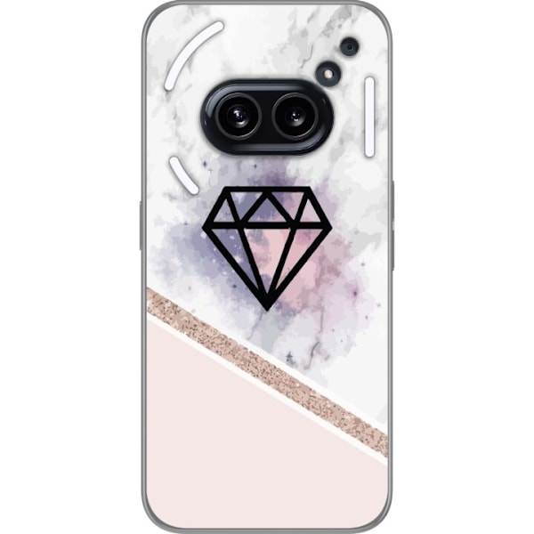 Nothing Phone (2a) Gennemsigtig cover Diamant