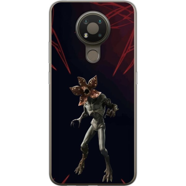 Nokia 3.4 Läpinäkyvä kuori Fortnite - Demogorgon