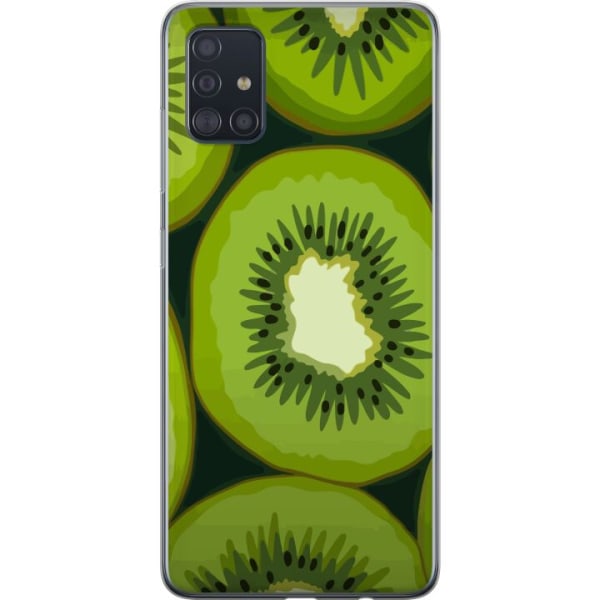 Samsung Galaxy A51 Läpinäkyvä kuori Kiwi