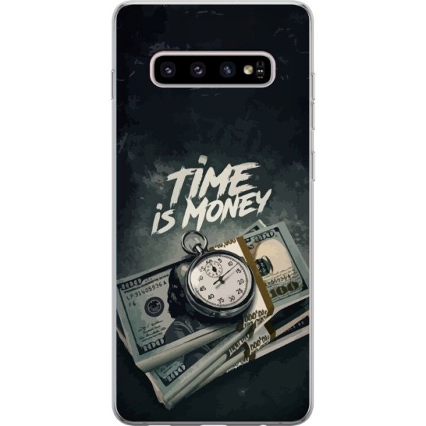 Samsung Galaxy S10+ Gjennomsiktig deksel Tid er penger