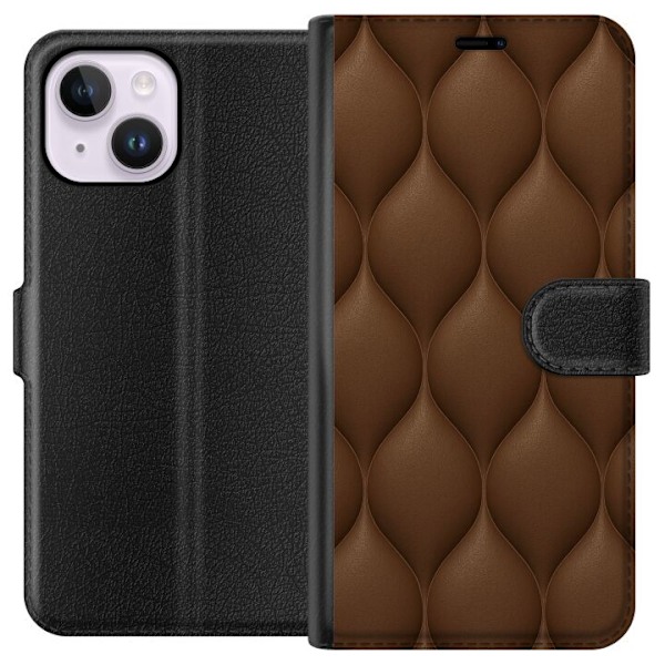 Apple iPhone 15 Plus Lompakkokotelo Kaakaoskaalat