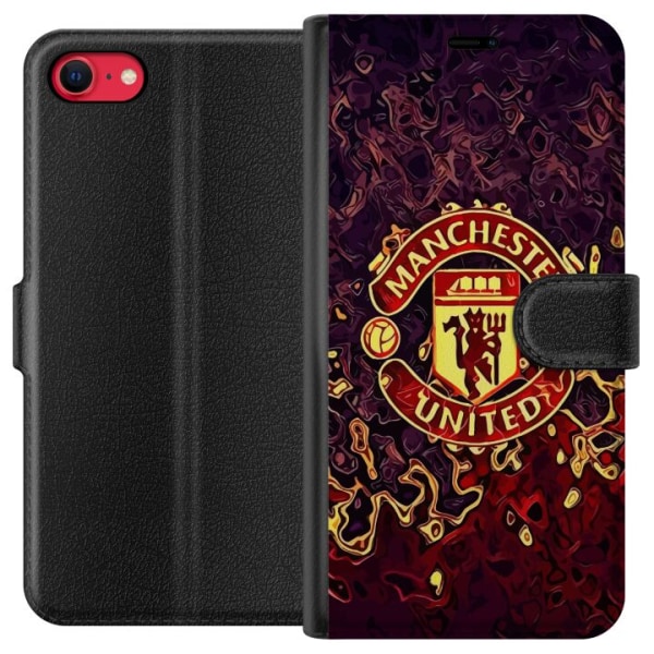 Apple iPhone 8 Plånboksfodral Manchester United