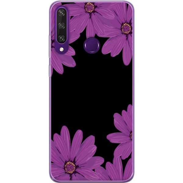 Huawei Y6p Gennemsigtig cover Blomsterarrangement