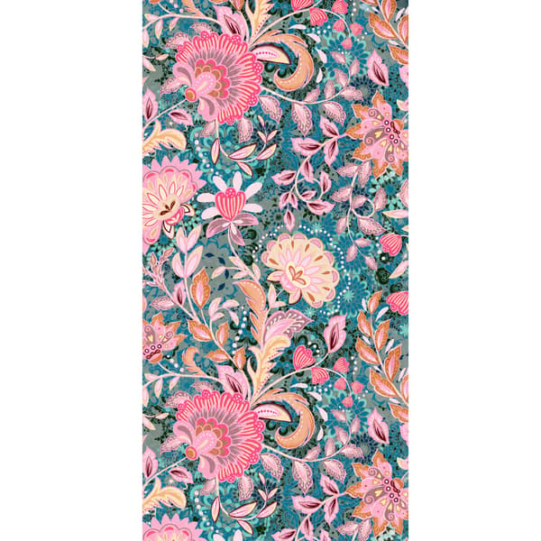 Kompatibelt Lommeboketui til Apple iPhone 13 Pro Rosa blomsterboho rosa