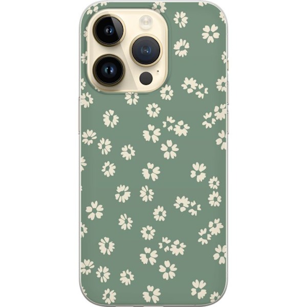 Apple iPhone 15 Pro Läpinäkyvä kuori Kukkaisunelma - Värik