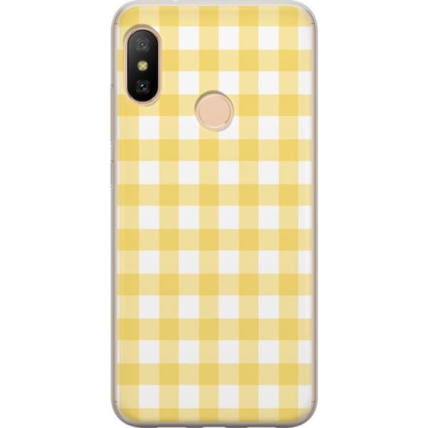 Kompatibelt Mobildeksel til Xiaomi Redmi 6 Pro Gule solruter gul