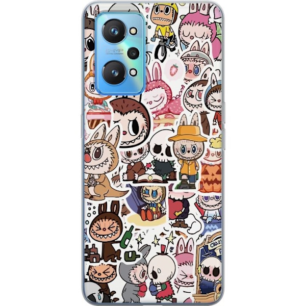 Realme GT Neo2 Gennemsigtig cover Labubu All-Stars – POP MAR