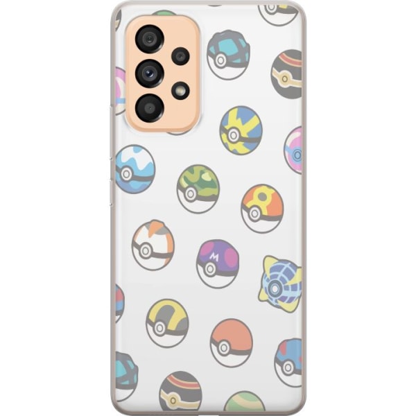Samsung Galaxy A53 5G Gennemsigtig cover Pokemon
