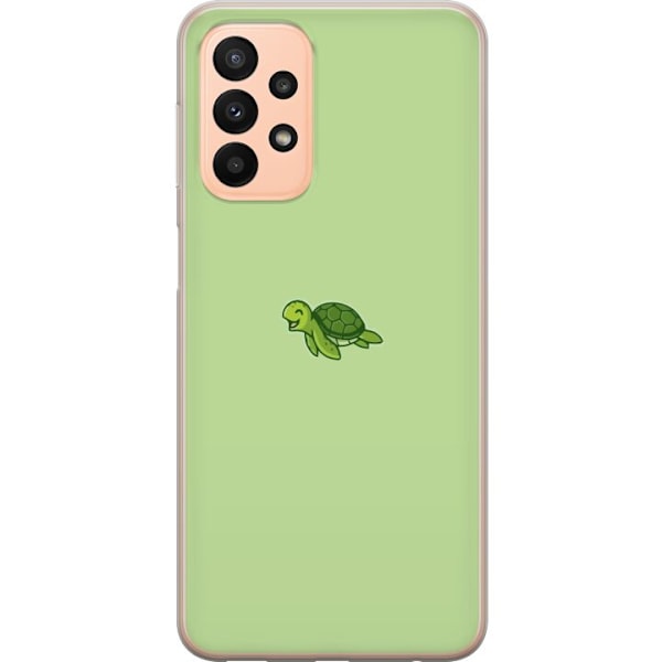 Samsung Galaxy A23 Genomskinligt Skal Sköldpadda