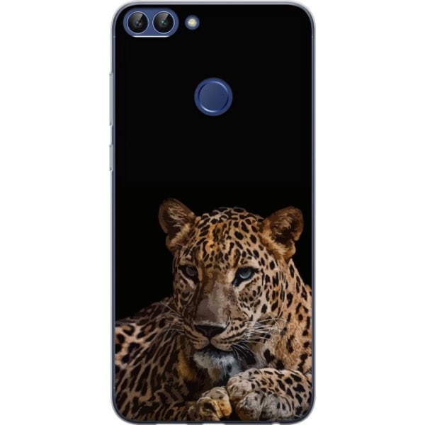 Huawei P smart Läpinäkyvä kuori Leopard