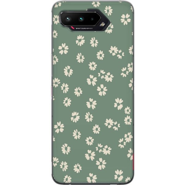 Asus ROG Phone 5 Genomskinligt Skal Blomsterdröm – färgglatt blommönster