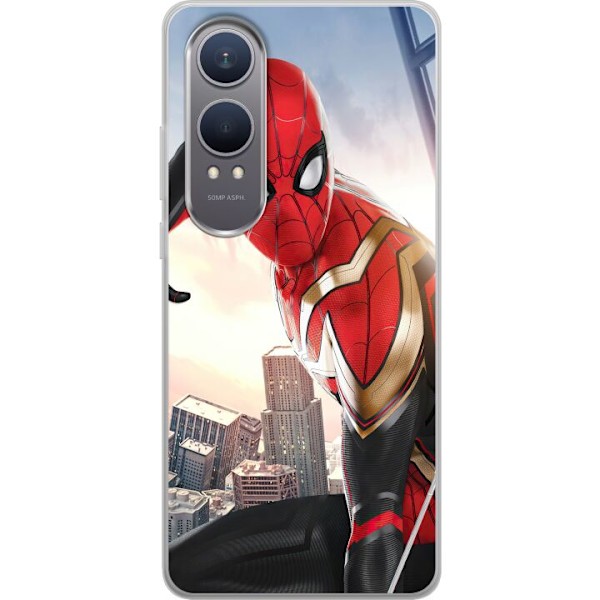 OnePlus Nord CE4 Lite Läpinäkyvä kuori Spiderman