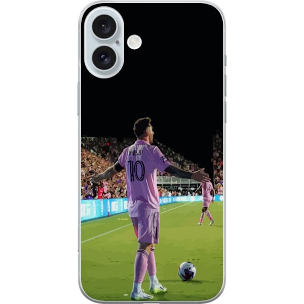 Apple iPhone 16 Plus Gennemsigtig cover Lionel Messi