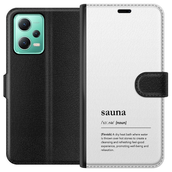 Xiaomi Redmi Note 12 Tegnebogsetui Bara Bada Sauna