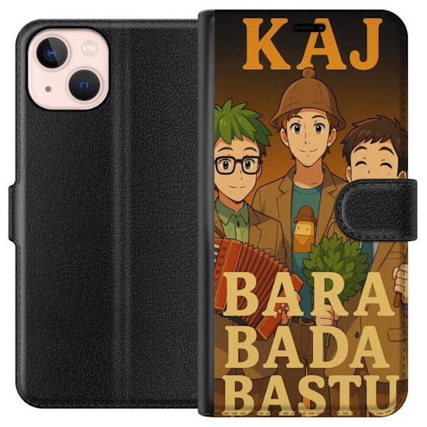 Apple iPhone 13 Lompakkokotelo KAJ Bara vain kylpeä saunassa