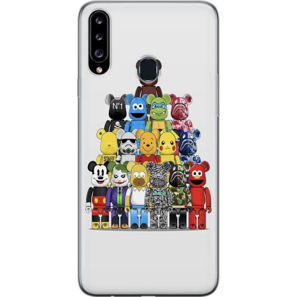 Kompatibelt Mobilskal till Samsung Galaxy A20s Bearbrick