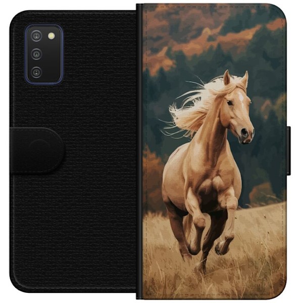 Samsung Galaxy A03s Lommeboketui Springende Hest