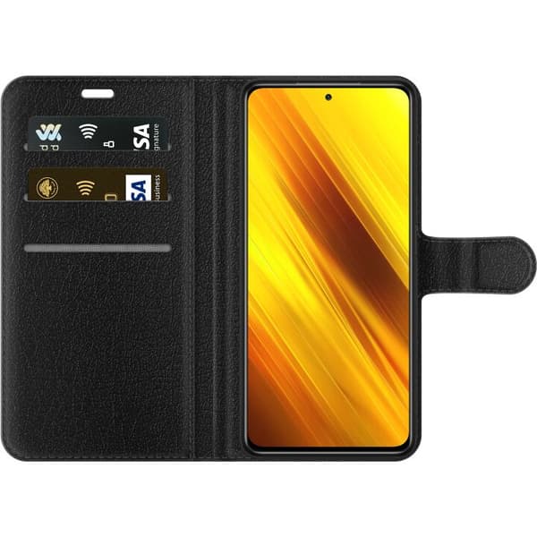 Kompatibel Tegnebogsetui til Xiaomi Poco X3 NFC Pikachu gul