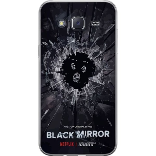 Samsung Galaxy J5 Läpinäkyvä kuori Black Mirror Sci-Fi Netf