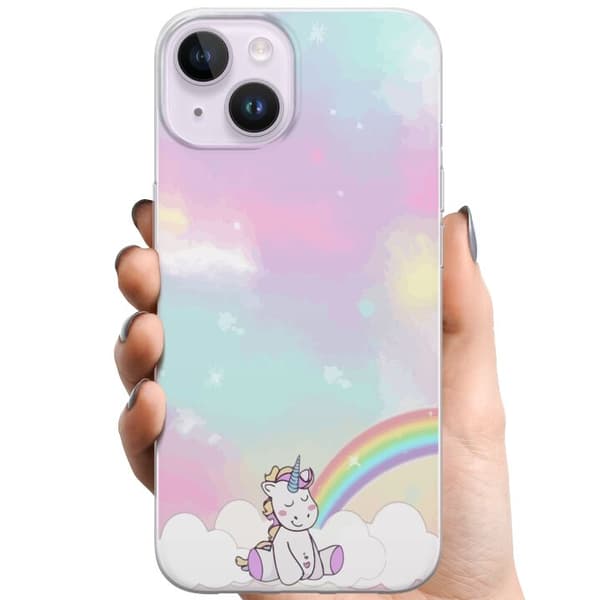 Kompatibelt Mobildeksel til Apple iPhone 15 Unicorn
