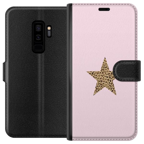 Kompatibelt Plånboksfodral till Samsung Galaxy S9+ Leopard stjärna