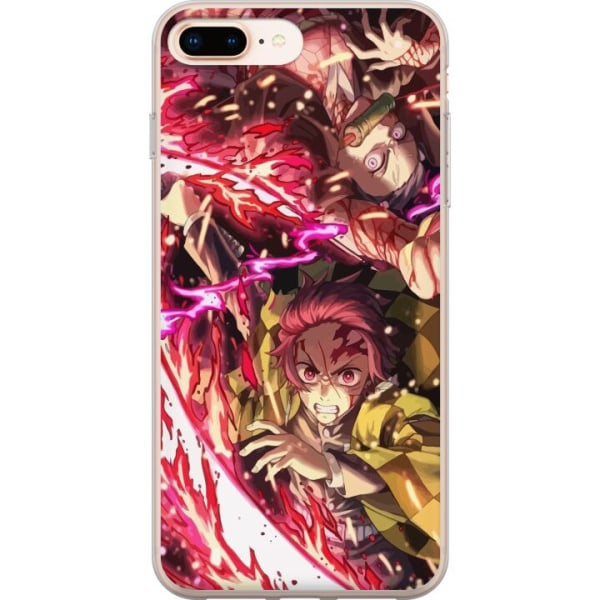 Apple iPhone 8 Plus Cover / Mobilcover - Demon Slayer