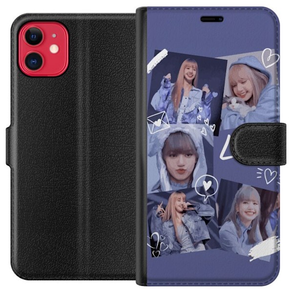 Apple iPhone 11 Tegnebogsetui Lisa Blackpink – Aesthetic K-pop Queen