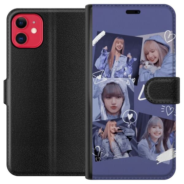 Kompatibel Tegnebogsetui til Apple iPhone 11 Lisa Blackpink – Aesthetic K-pop Queen