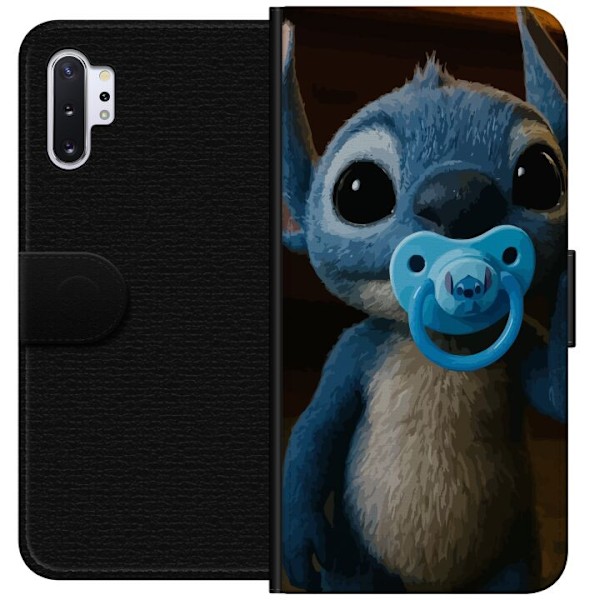 Samsung Galaxy Note10+ Lompakkokotelo Stitch & Napp - vauvateema söpöllä hahmolla