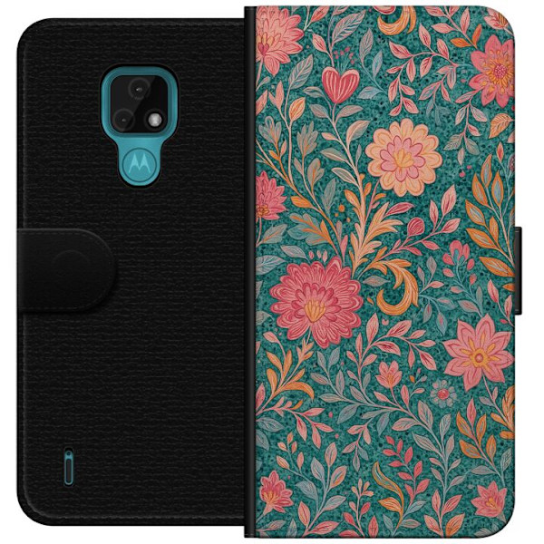 Motorola Moto E7 Plånboksfodral Floral Dream