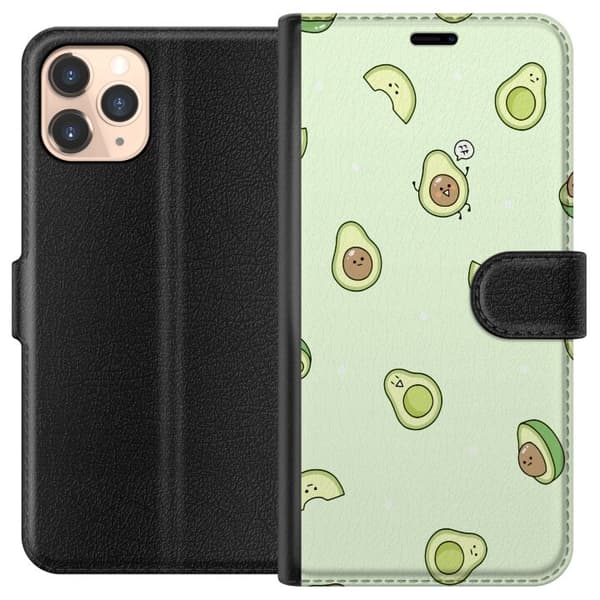 Kompatibelt Plånboksfodral till Apple iPhone 11 Pro Avocado Mönster