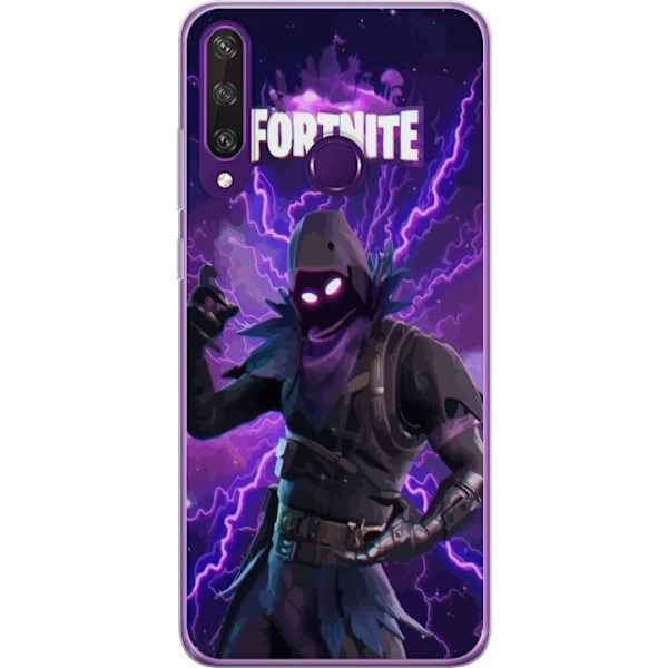 Huawei Y6p Genomskinligt Skal Fortnite Raven – Mörk Stridsikon från Battle Royale