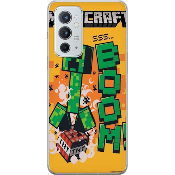 OnePlus 9RT 5G Läpinäkyvä kuori Minecraft Boom
