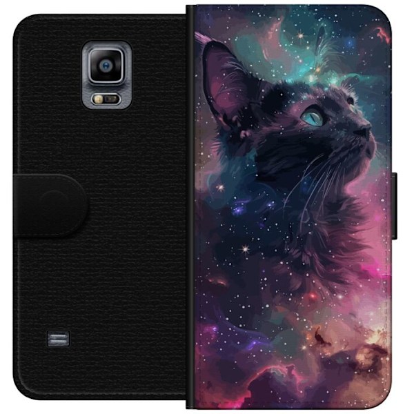 Samsung Galaxy Note 4 Lommeboketui Katten i Galaksen