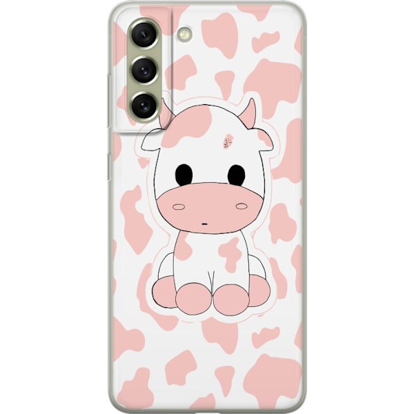 Samsung Galaxy S21 FE 5G Läpinäkyvä kuori Lehmä