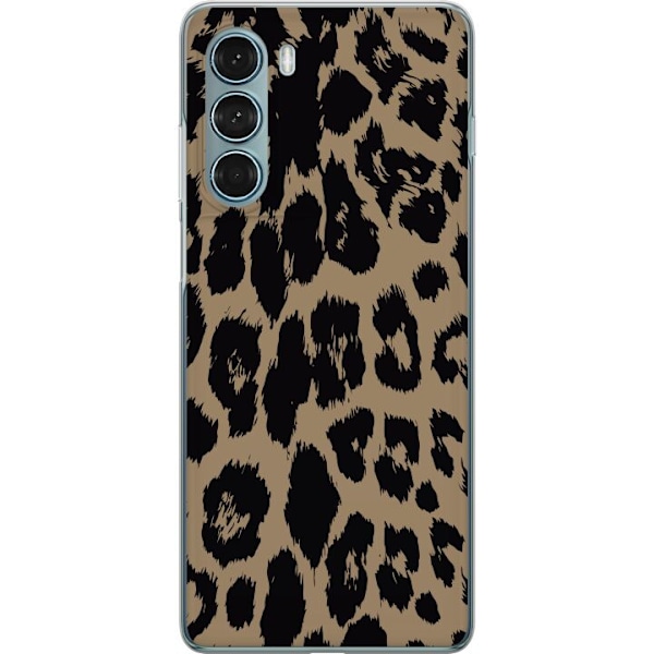 Motorola Moto G200 5G Genomskinligt Skal Leopard