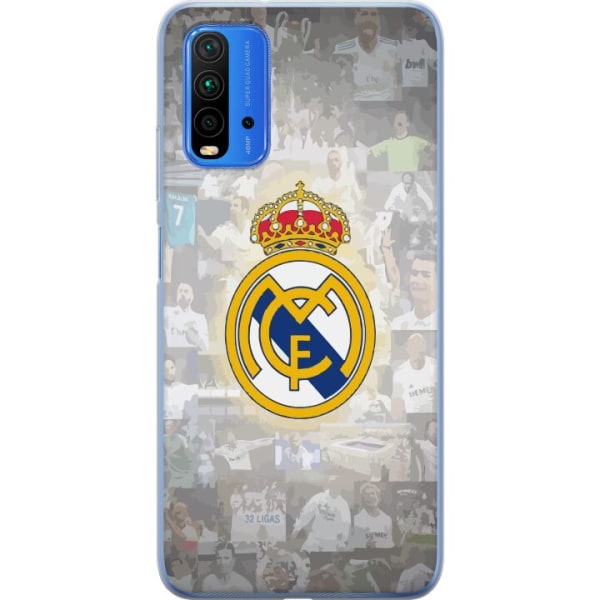Xiaomi Redmi Note 9 4G Gennemsigtig cover Real Madrid
