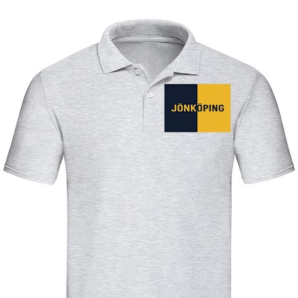 Poloshirt til Voksen | Elegant Poloshirt Jönköping – Hocke Grå Stor