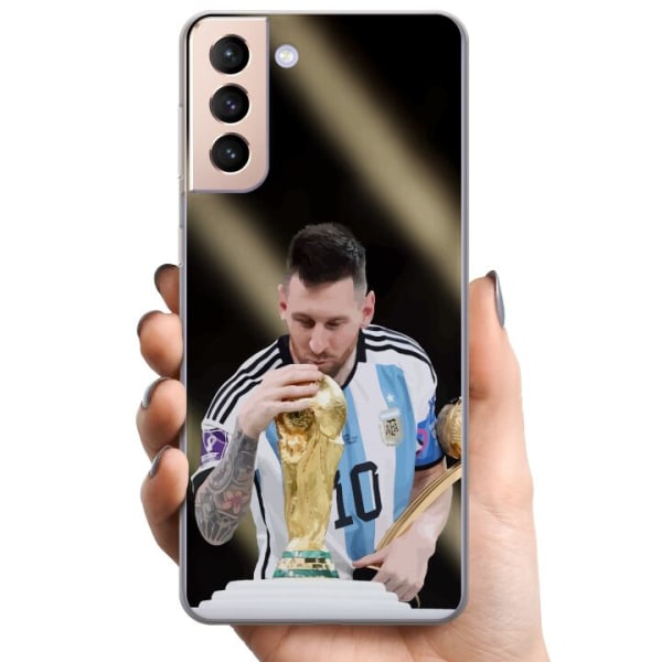 Samsung Galaxy S21 TPU Mobilcover Messi