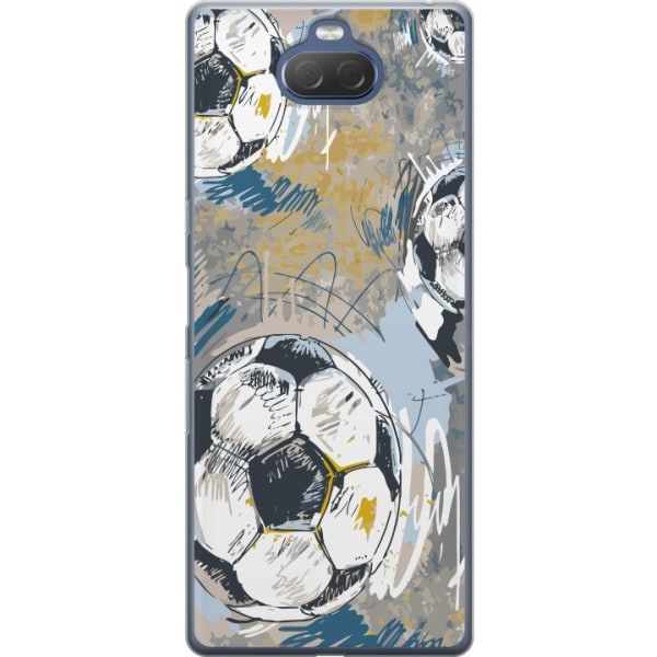 Sony Xperia 10 Gennemsigtig cover Fodbold