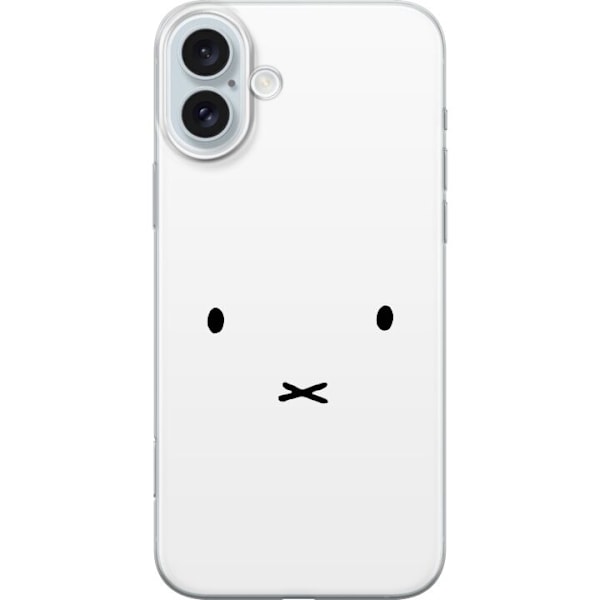 Apple iPhone 16 Plus Gennemsigtig cover Miffy